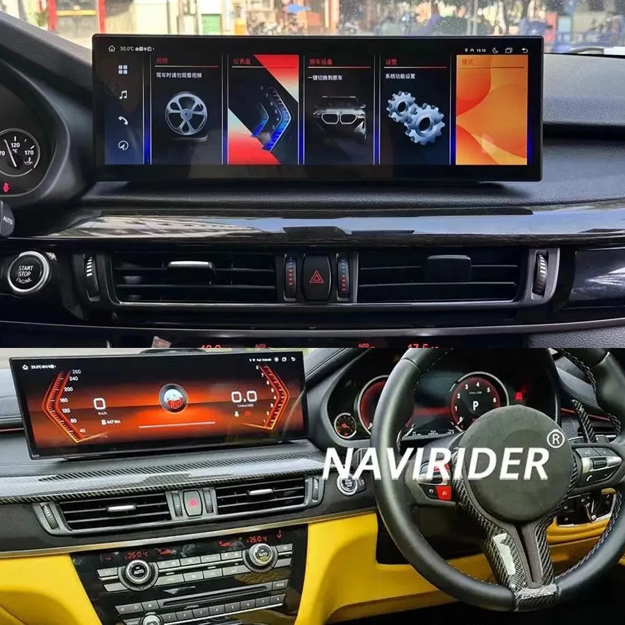 Player Multimedia Screen 14.9inch Android Auto Radio For Bmw X5 X6 F15 F16 NBT EVO 2014-20 | AUTOKITSHOP