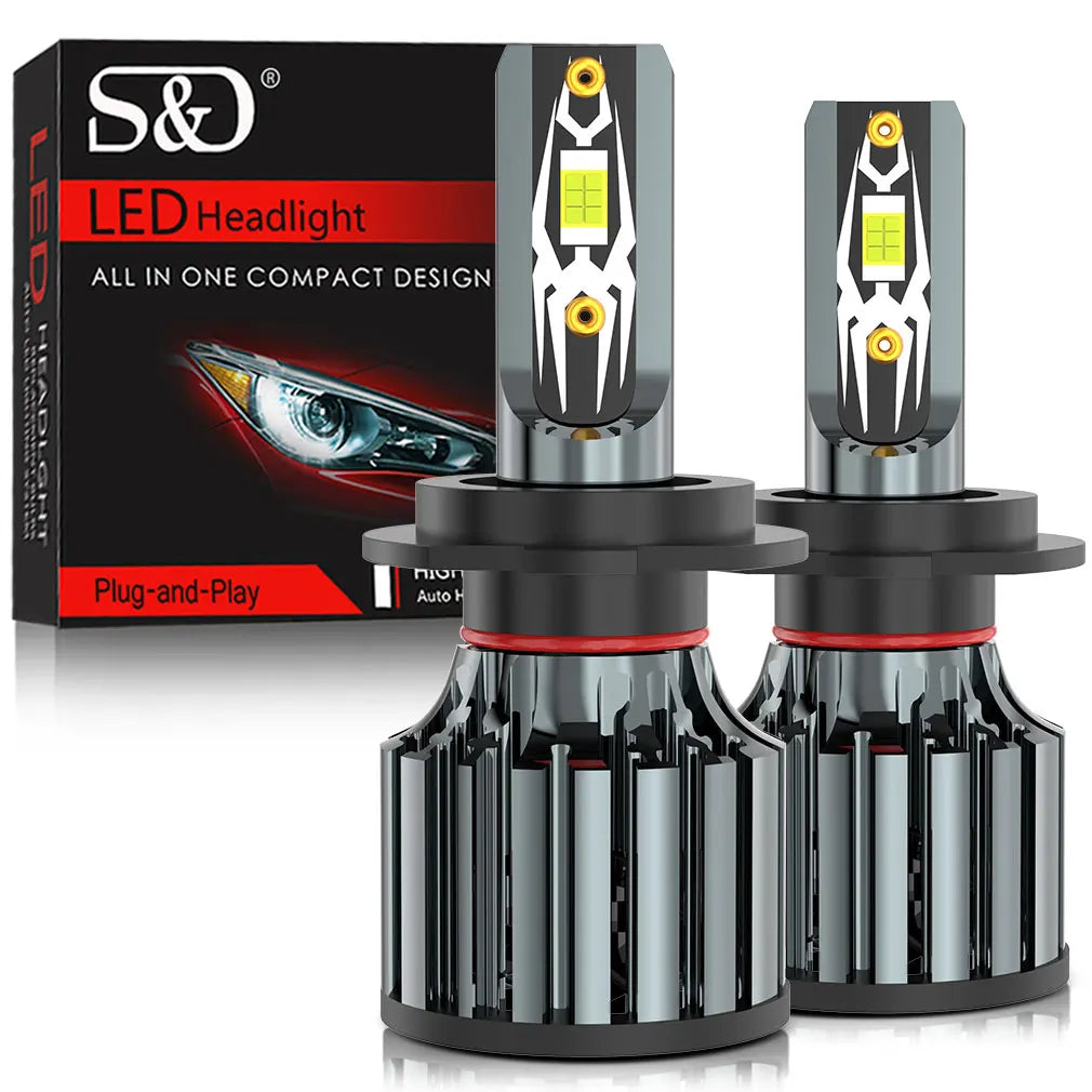 30000LM H7 H1 H4 LED H8 H11 9005 HB3 9006 HB4 9012 Hir2 9008 H13 Canbus Led Bulb 3570 CSP