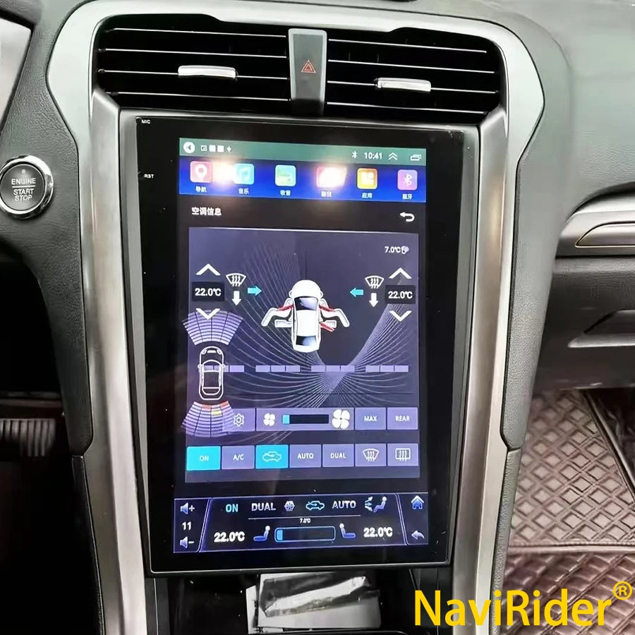 13.8Inch 256GB 2Din Car Android 14 1920*1080 2K Carplay Screen For Ford Mondeo Fusion 2014