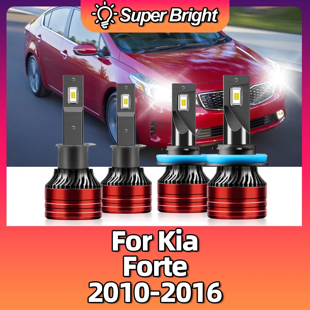 20000LM LED Car Headlights Auto Turbo 6500K White Lights 120W Super Bright Lamp For Kia Fo