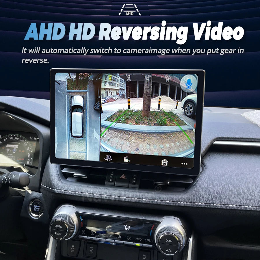Android 14 Carplay Auto For Toyota RAV4 5 XA50 2018 2019 2020 2021 2022 2023 Multimedia Ca