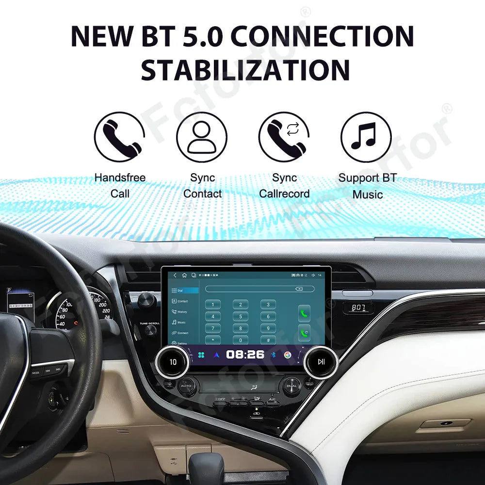 Smart HD Large Screen For Toyota Camry 2018-2020 Android 15 Car Stereo 11.5 Inch Wireless