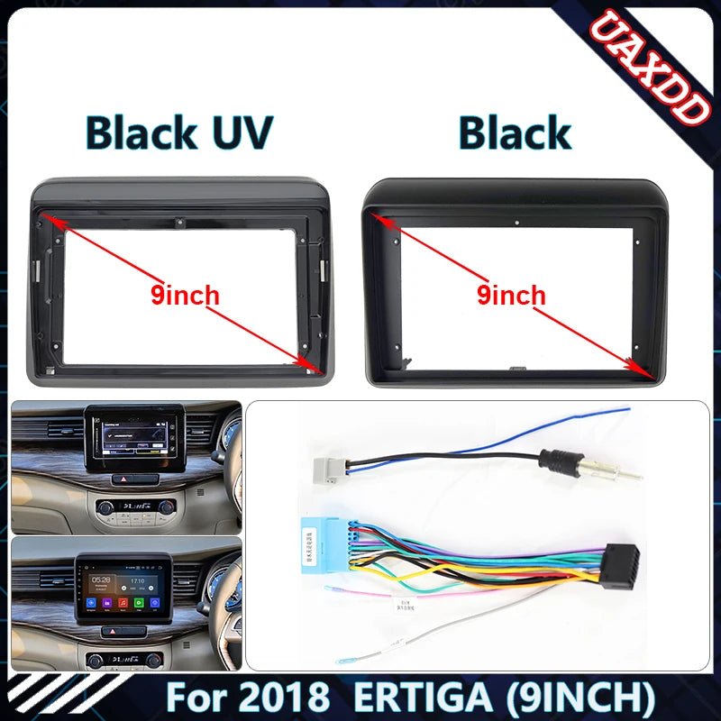 For SUZUKI 2018 ERTIGA (9INCH)Car Radio Fascias Installation Dash Frame Panel Gps Mp5 Andr