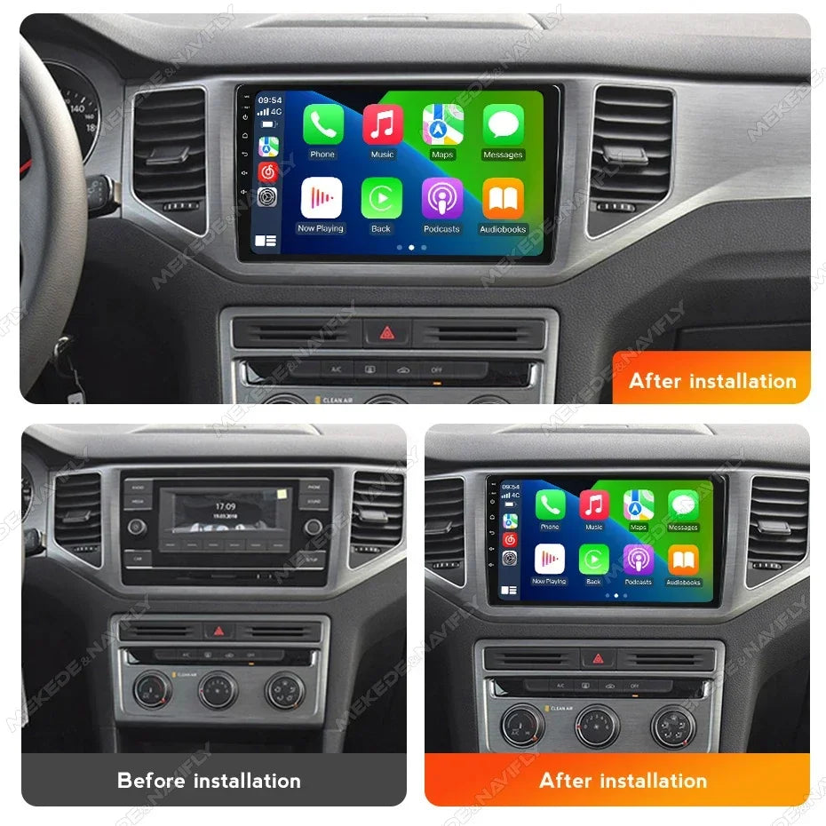 Android 2din Car Radio for Volkswagen VW T-Cross MQB Tiguan Atlas Carabelle T6.1 Passat 20 | AUTOKITSHOP
