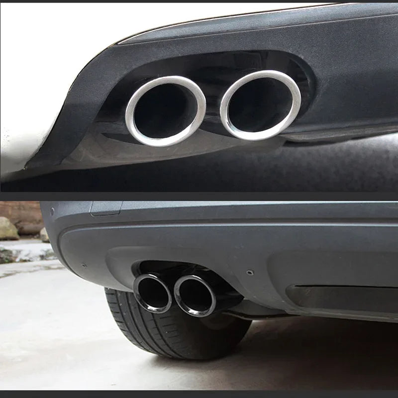 For VW Golf 6 7 Mk6 Mk7 New Lavida Bora Sagitar Tiguan Scirocco 1.4T Exhaust Muffler Stainless S - Automotive LED Light
