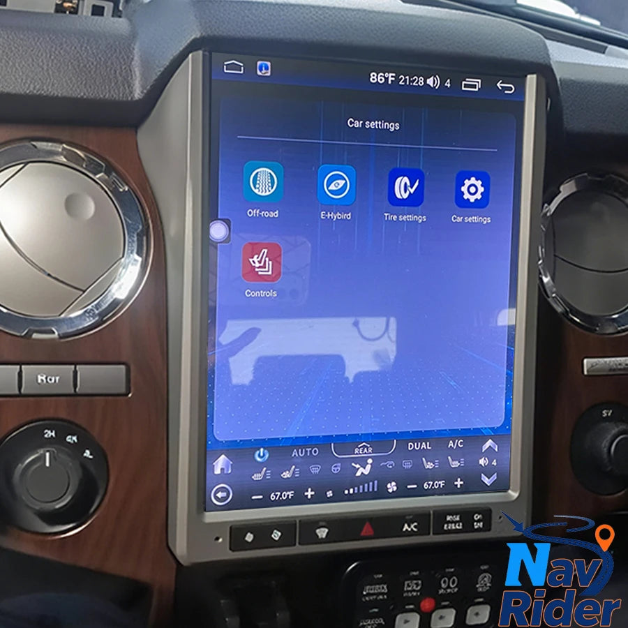 Carplay Car Multimedia Player Radio Stereo 12.1inch Android For Ford F250 F-250 F 250 F350 | AUTOKITSHOP