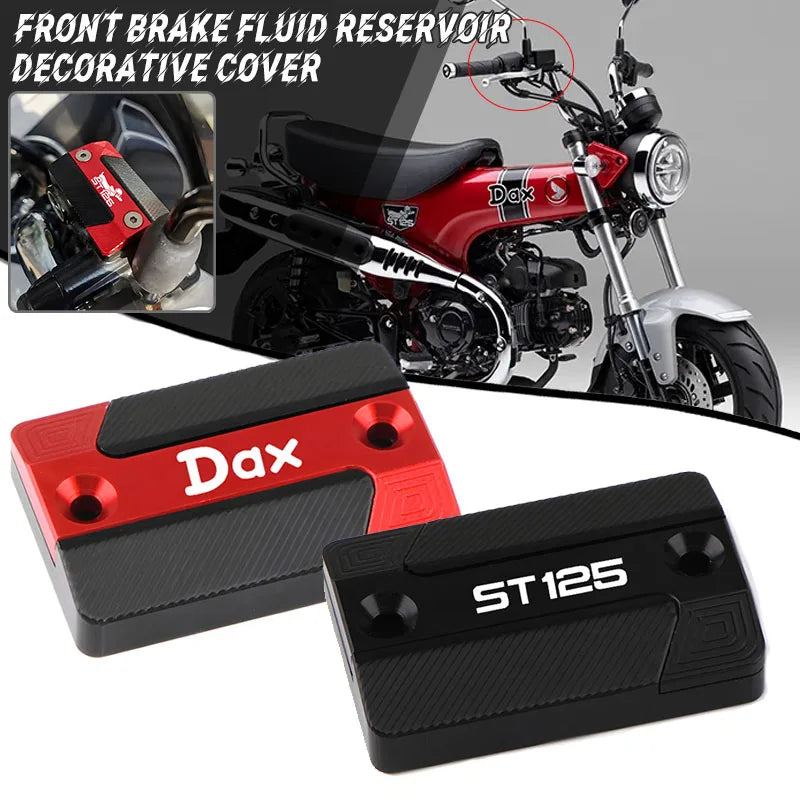Motorcycle Accessories Front Brake Fluid Reservoir Cover Cap Decorative Cover Fits For HONDA DAX - Automotive LED Light
