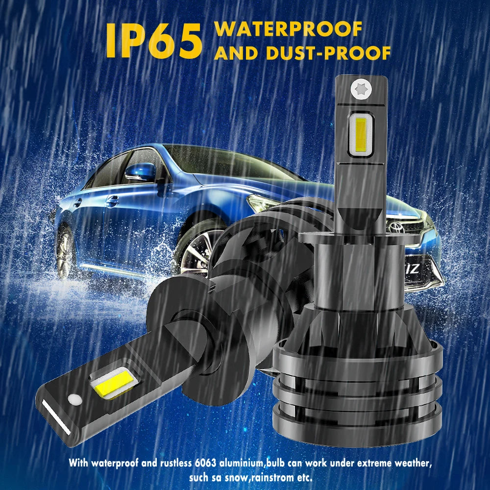H3 Led Fog Light Headlight Canbus No Error Car Bulb 6000K White Diode Driving Running Lamp