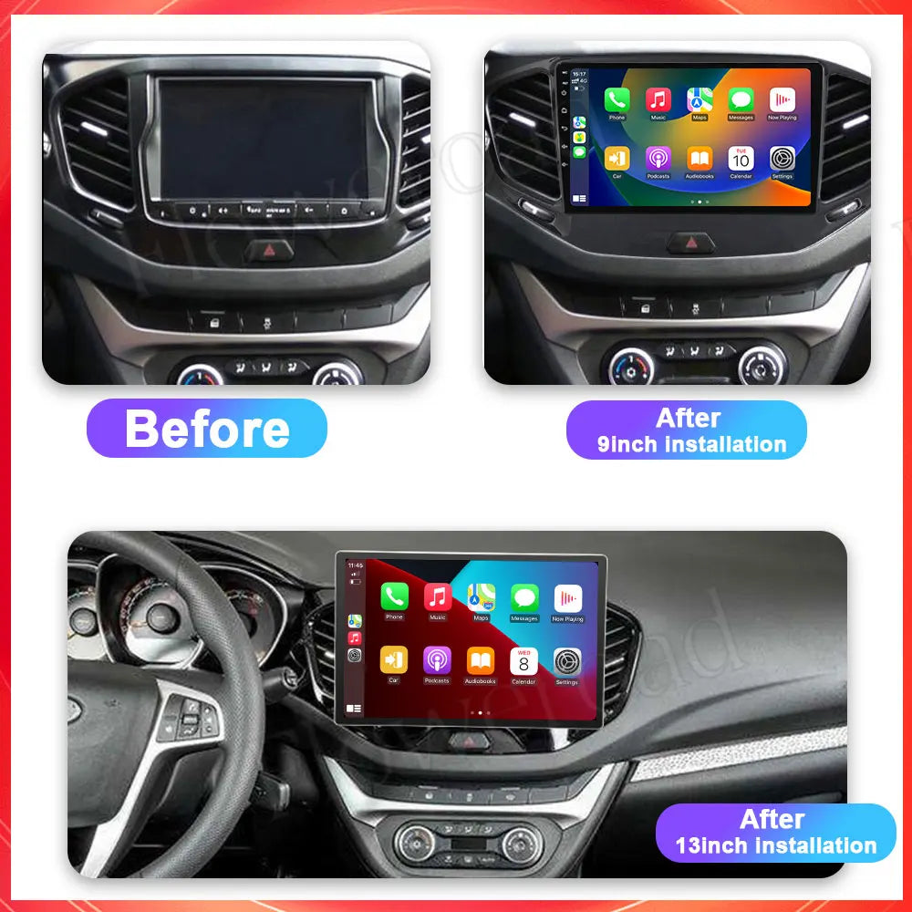 Android 15 Auto For LADA Vesta Cross Sport 2015 - 2019 Car Radio Multimedia Player Stereo  | AUTOKITSHOP