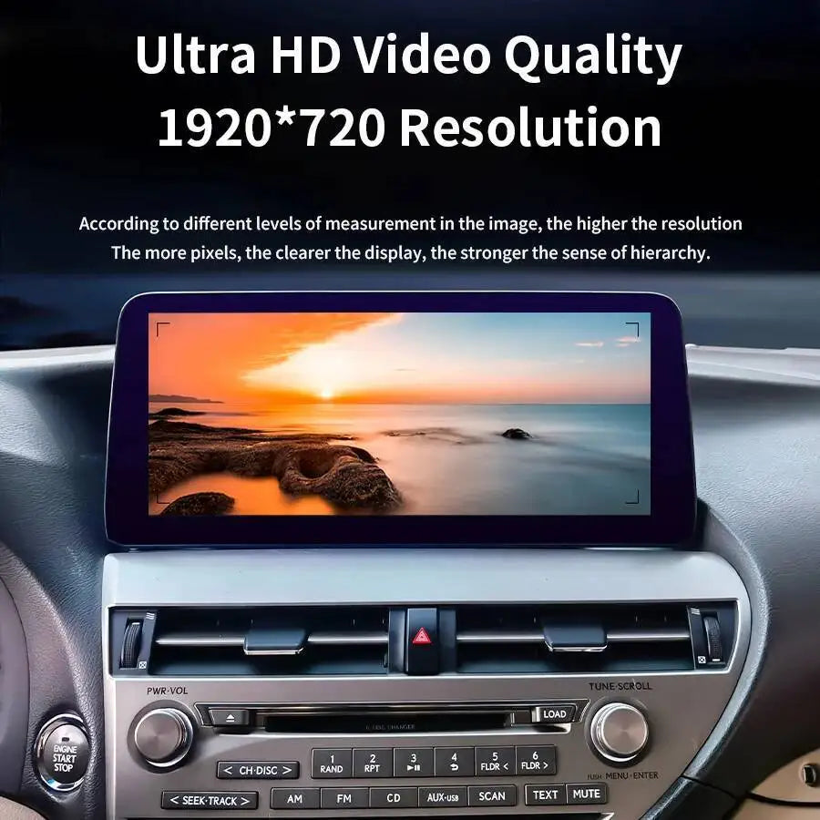 Navi Stereo Built-in 360 For LEXUS RX270 RX300 RX350 2009-2015 CarPlay Car Multimedia Vide