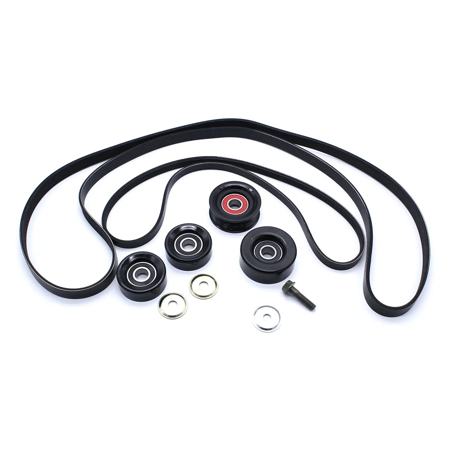 1set Belt Idler & Pulley Kit For Holden Commodore VT VX VU VY VZ V8 LS1 LS2 GEN3 5.7 6.0L