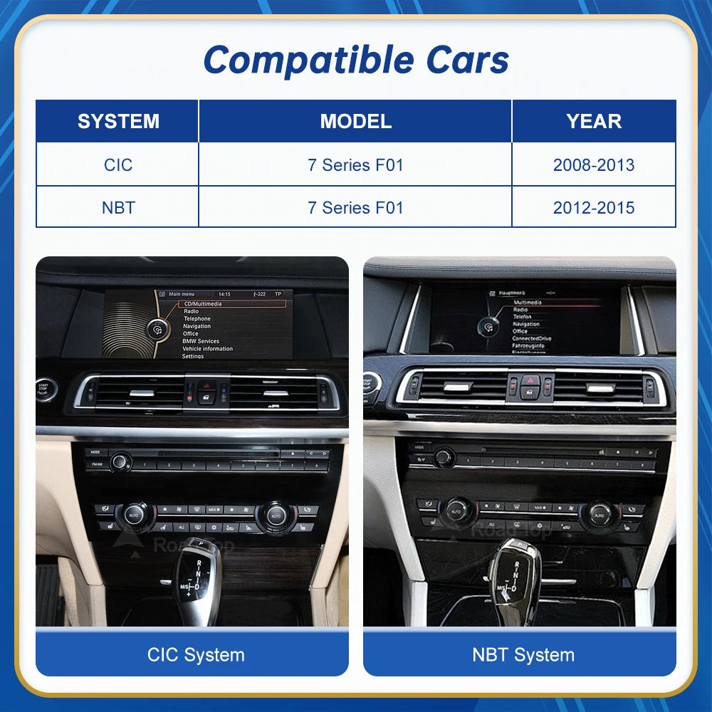 1920*720 Multimedia Display For BMW 7 Series F01 2008-2015 CIC NBT 12.3 Inch Touch Screen  | AUTOKITSHOP