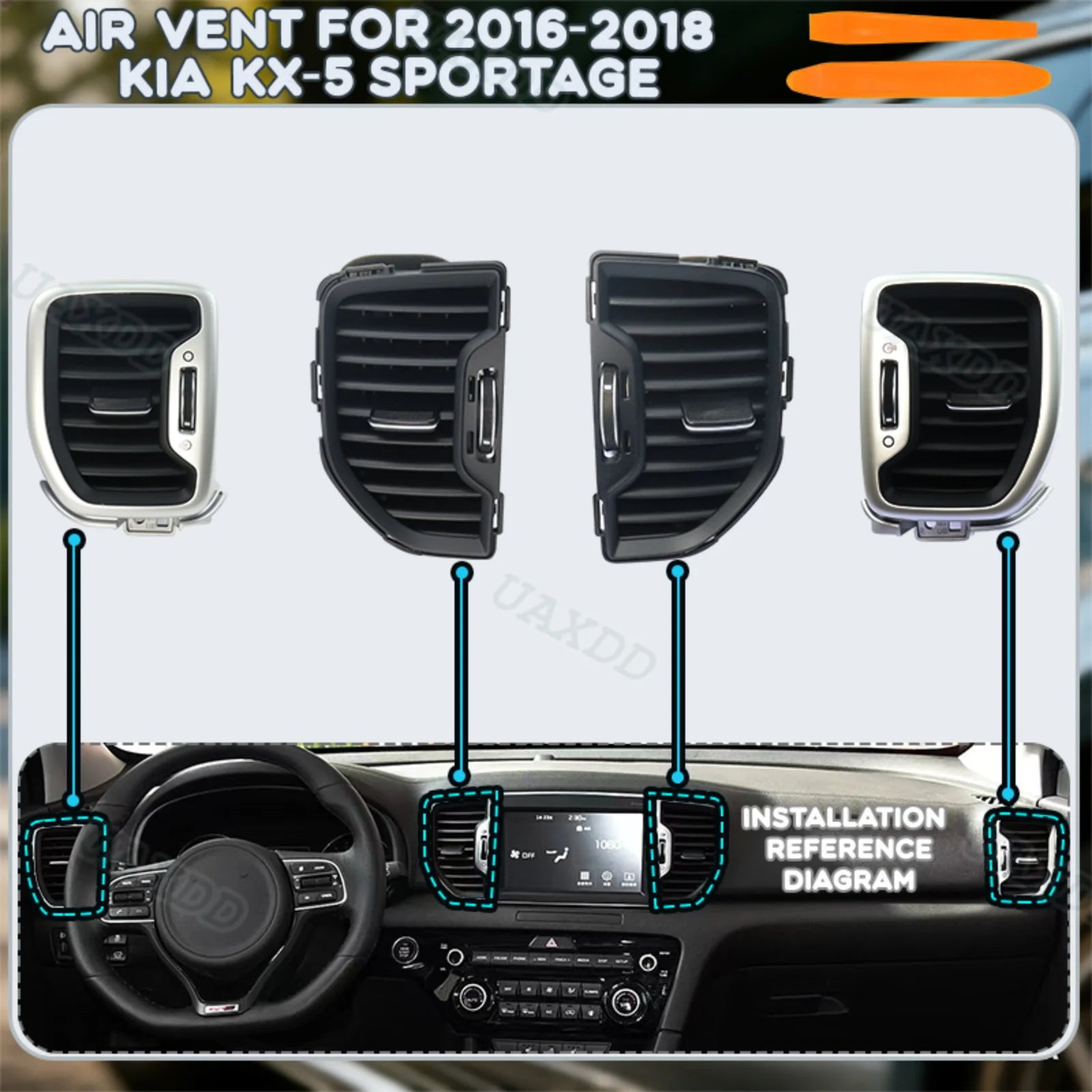 RGB - Ambient Light - for Kia 2016-2018 - Car Interior Lighting