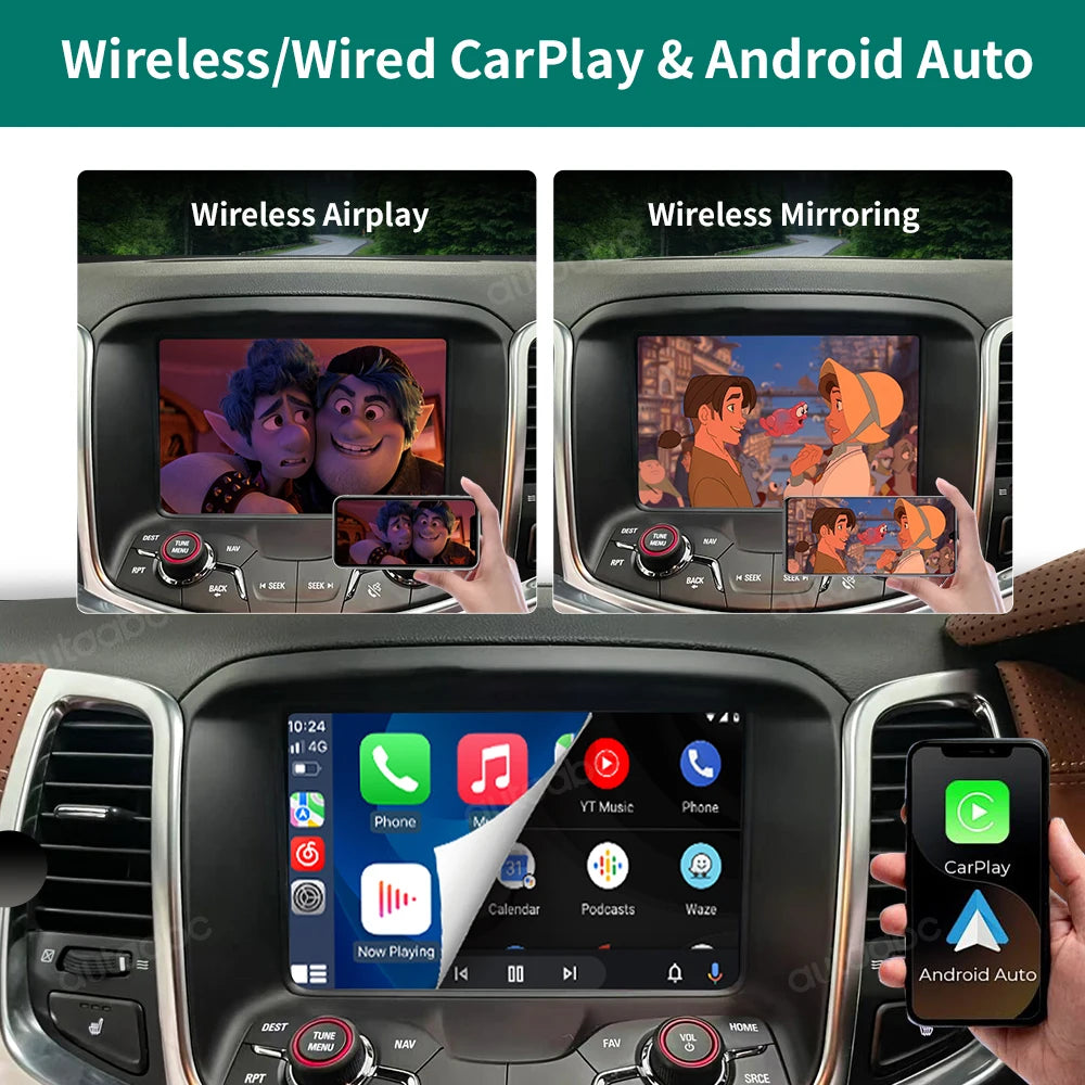 Wireless CarPlay Android Auto Module For Holden Commodore Maloo VF 2013-2017 Wired CarPlay | AUTOKITSHOP
