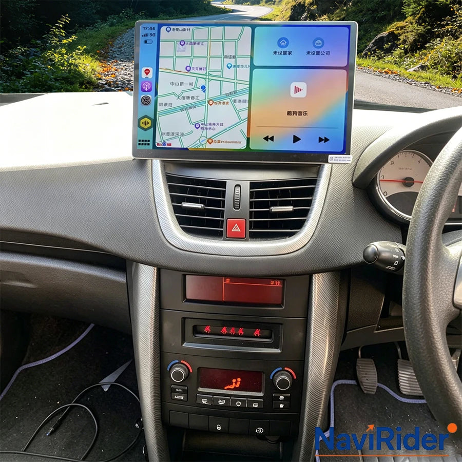 12.5'' Android For Peugeot 207 207CC 2006-2015 Wireless CarPlay Auto GPS Bluetooth Stereo