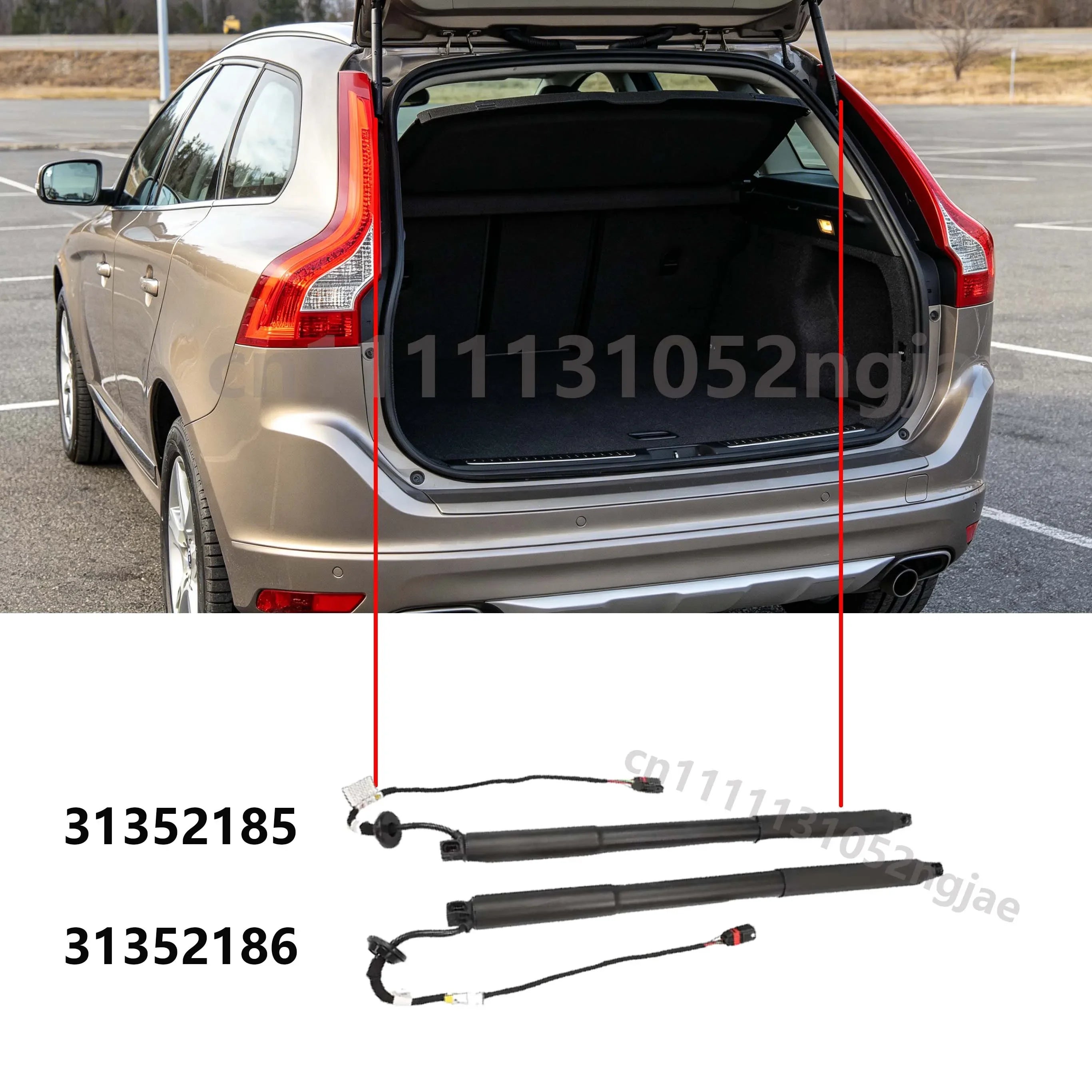 For 2012-2015 Volvo XC60 Y20 P3 Tailgate Support Rod Rear Tailgate Strut Electric Support  | AUTOKITSHOP