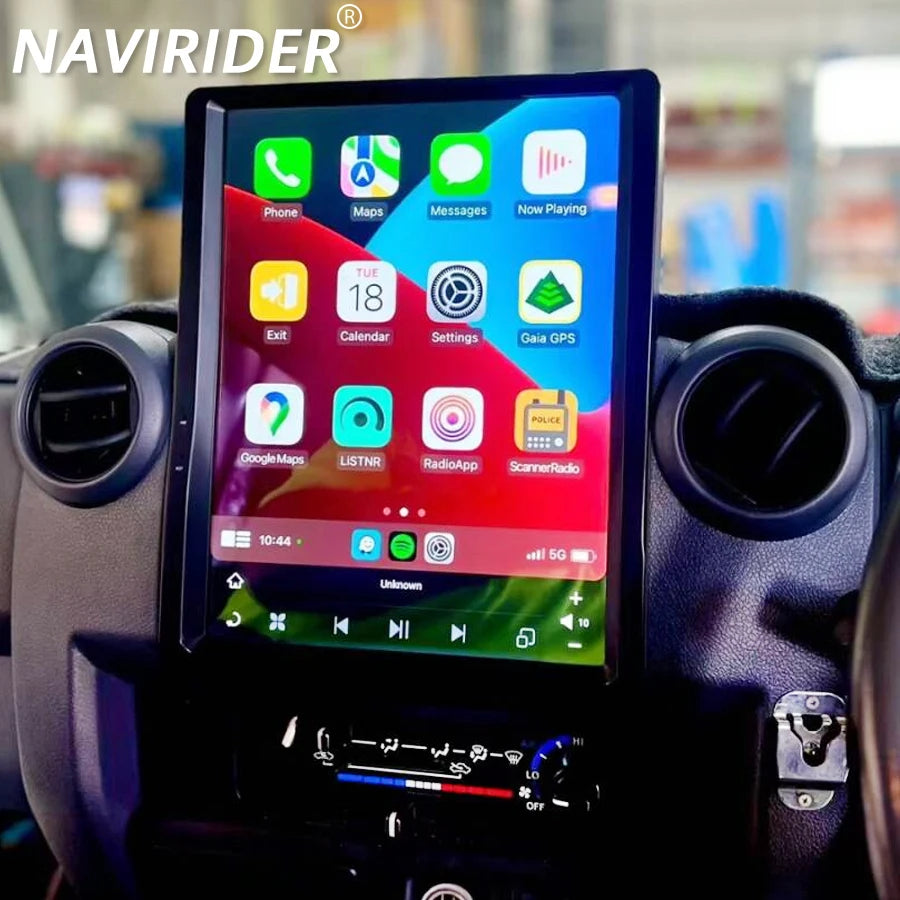 13" Android 1920*1200 Screen For Toyota Land Cruiser LC70 LC75 LC76 LC71 LC78 LC79 2007-20