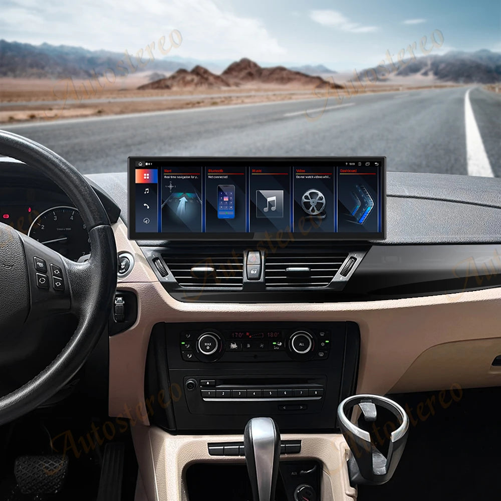 ID8 14.9 Inch Android 14 Carplay For BMW X1 E84 2009-2015 Car Multimedia Player GPS Naviga