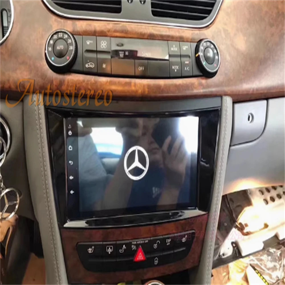 Android 14 Carplay For Mercedes Benz E Class W211 2002-2008 Auto Screen Multimedia Player