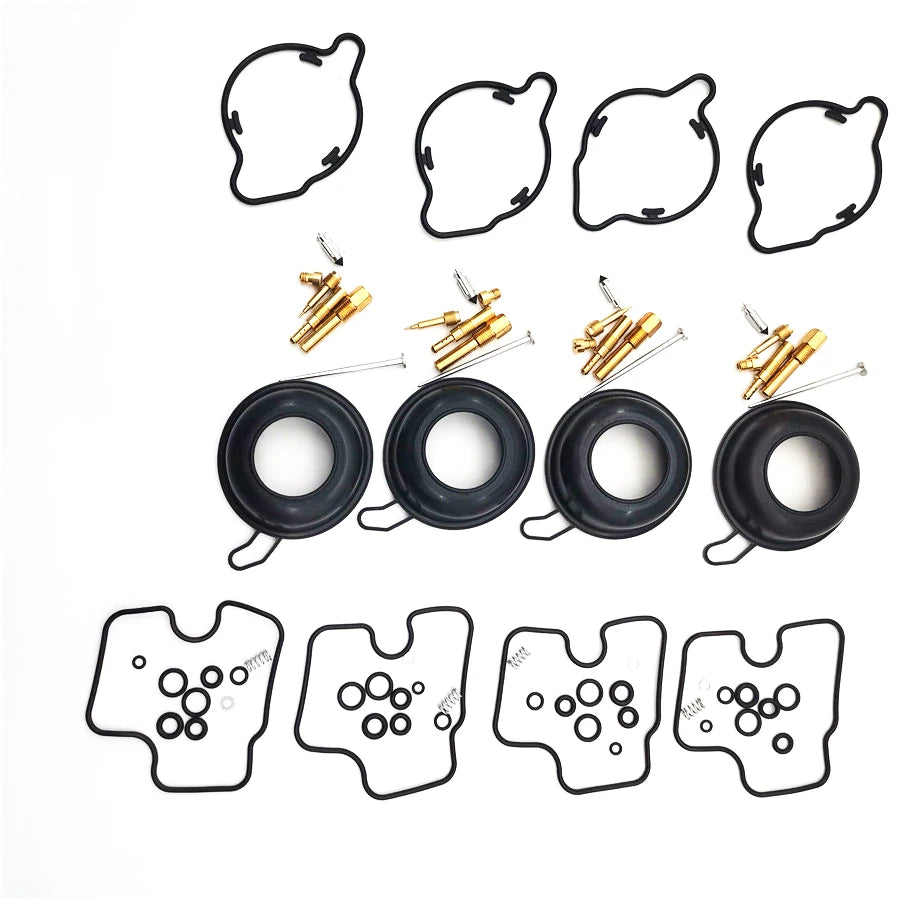 4sets/lot Carburetor Rebuild kit with diaphragm Vacuum for Honda CBR400RR NC29