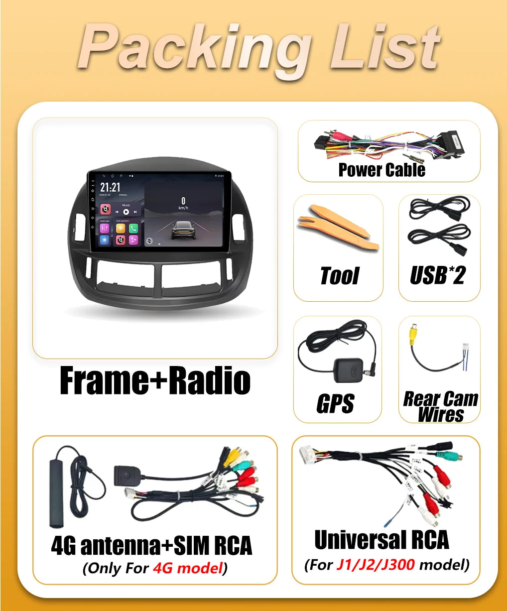 Android Auto Car Radio For Toyota Previa ESTIMA ACR30 Tarago 2002 2003 2004 2005 2006 Carp | AUTOKITSHOP