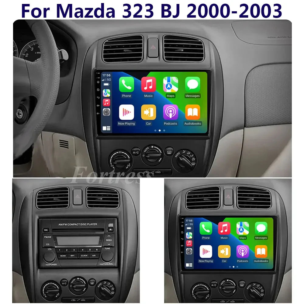 9 inch Android 16 for Mazda 323 BJ 2000 - 2003 Multimedia Video Player Car Radio Navigatio