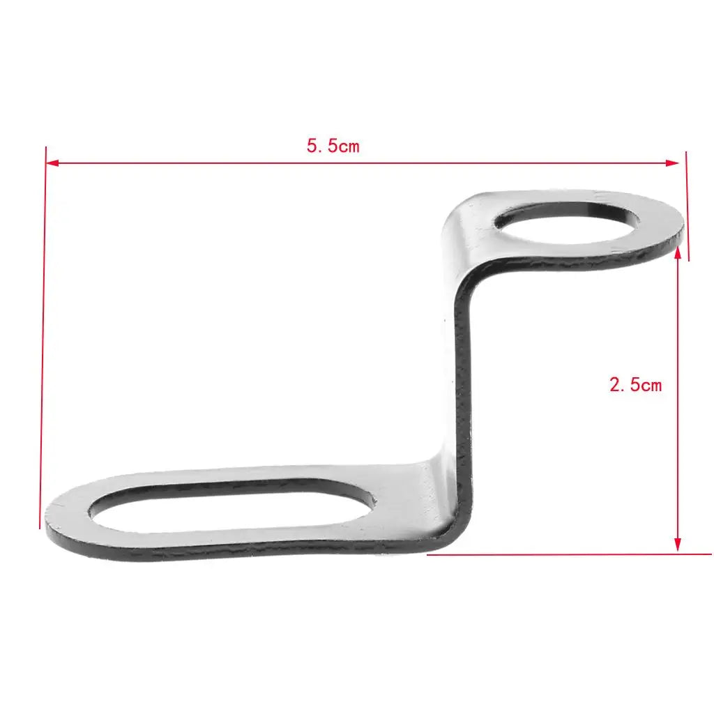 Quality Iron Motorcycle Meter Gauge Mount Universal Speedometer Bracket Secure Sensor Cable Hold - Automotive LED Light