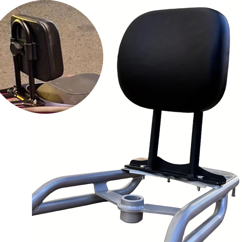 Adjustable Waist Support Backrest Modification Parts Fit For Motorcycle Electric Scooter E-Bike  - Automotive LED Light