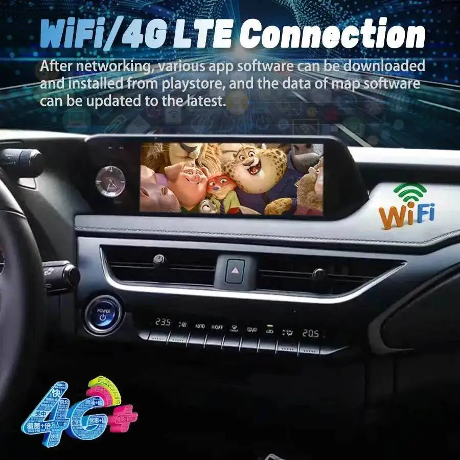 10.25" Android Car Radio For Lexus UX UX250H UX260h UX200 UX250 2019 Multimedia Video Play
