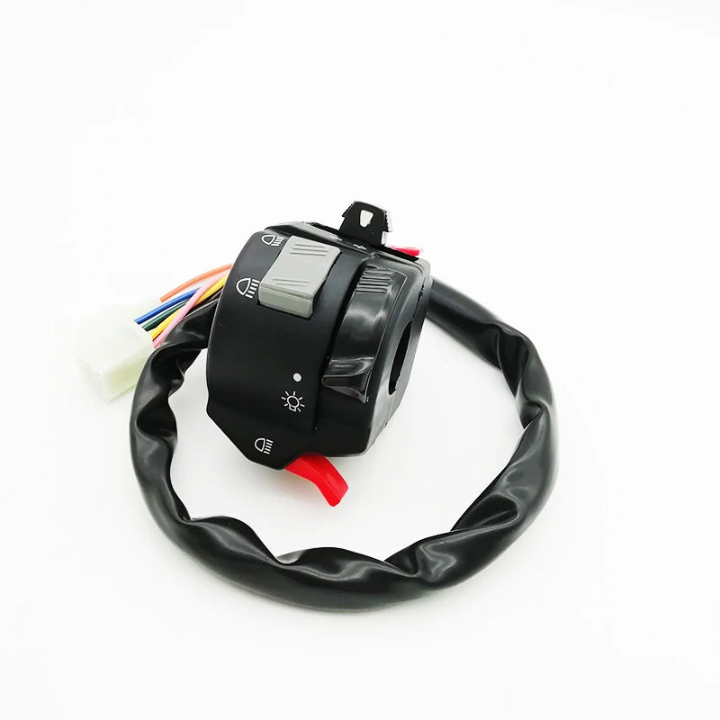 Motorcycle Handlebar Switch for Headlight Fog Lamp Turn Signal Horn Control