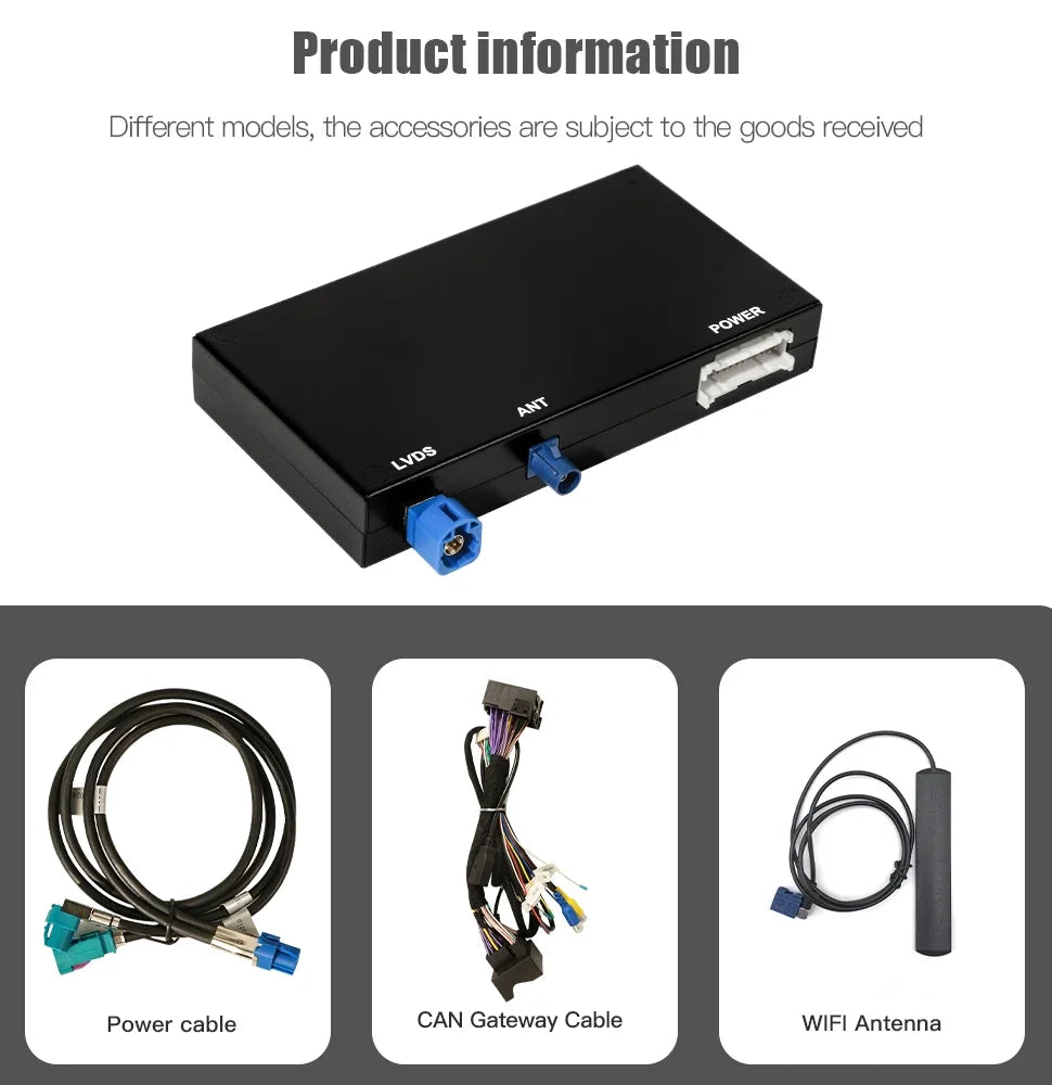 For Audi A6 A7 Wireless Apple CarPlay Android Auto Module 2012-2018 Supports Bluetooth aud