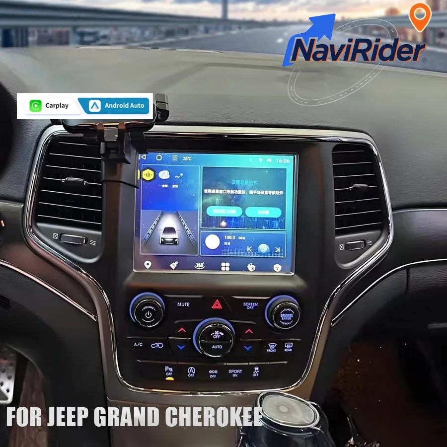 For Jeep Grand Cherokee Stereo GPS Autoradio Car Multimedia Video Player 8.4'' Android 15