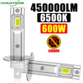H1 LED Headlight 6500K Fanless Silent Led Headlamp 1:1 Halogen Bulb Size Plug And Play Aut