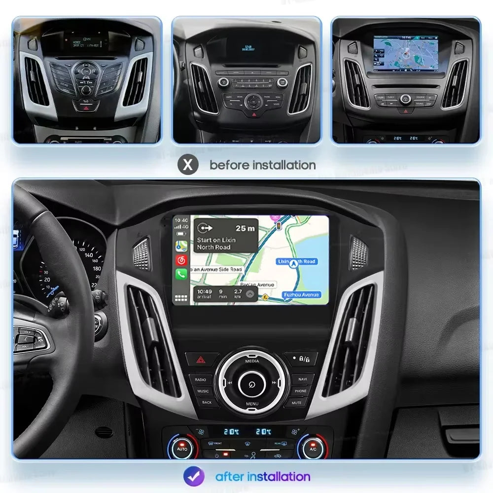 Android 16 Car Radio For Ford Focus Mk3 2011-2019 BT Multimedia Video Player Android Autor