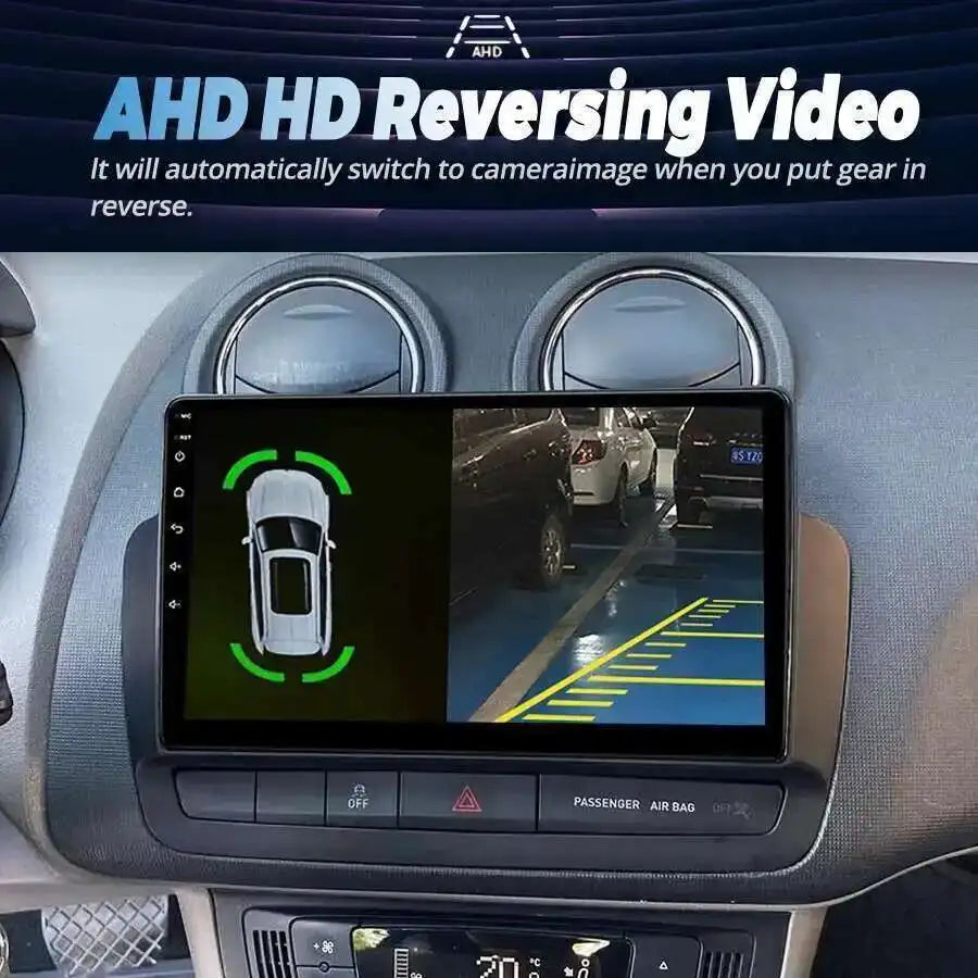 9inch Android 14 AI Voice Car Radio GPS For Seat Ibiza 2016 Multimedia Video Player Wirele