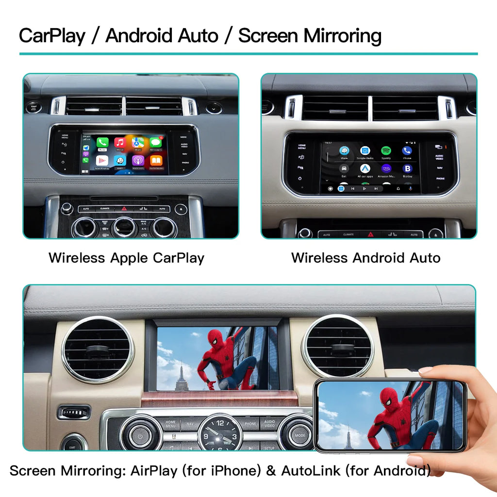 Autoabc Wireless Carplay Android Auto For Land Rover Jaguar Bosch Discovery4 Evoque Freela | AUTOKITSHOP