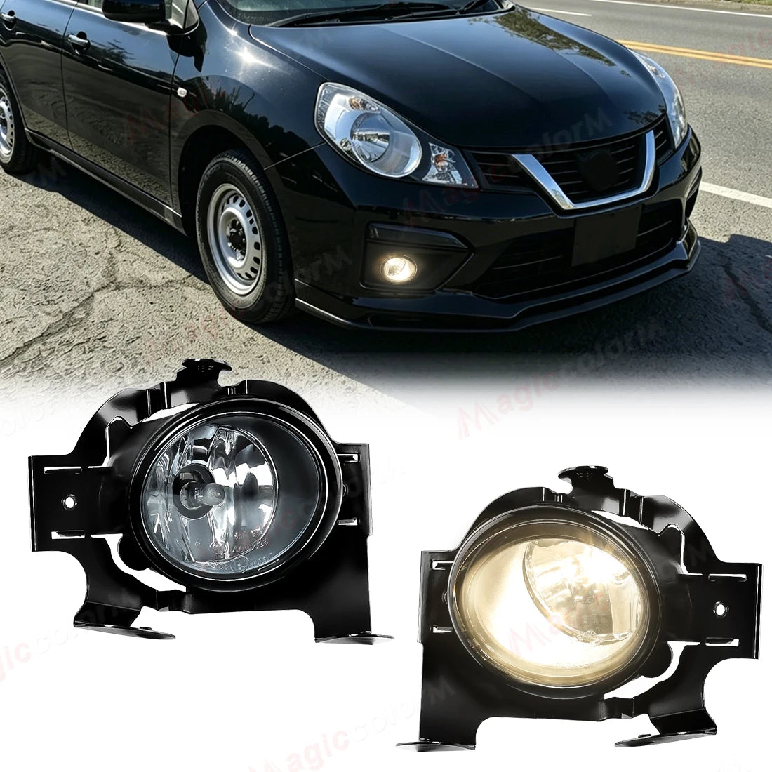 For Nissan Wingroad NV150 2019 2020 2021 Car Fog Lamps DRL Daytime Running Lights Front Bu | AUTOKITSHOP