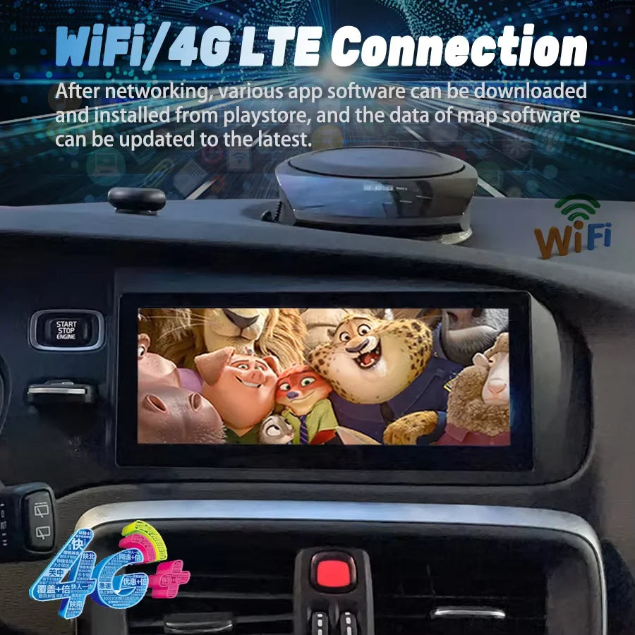 8.8" Qled Screen 256GB For VOLVO V40 2011-2018 Android Car Multimedia Video Player GPS Car