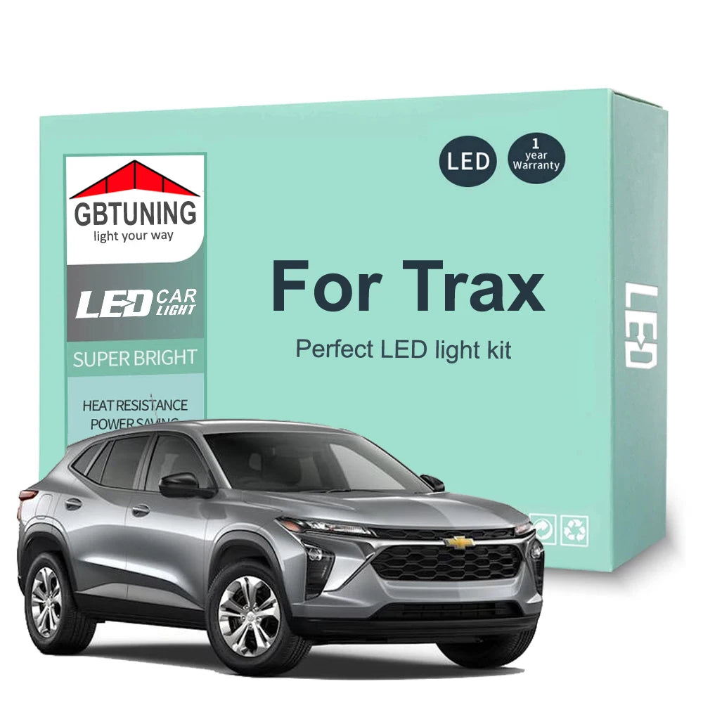 6-Piece LED Interior Light Kit for Chevrolet Chevy Trax Crossover - Canbus Error-Free Bulbs | AUTOKITSHOP