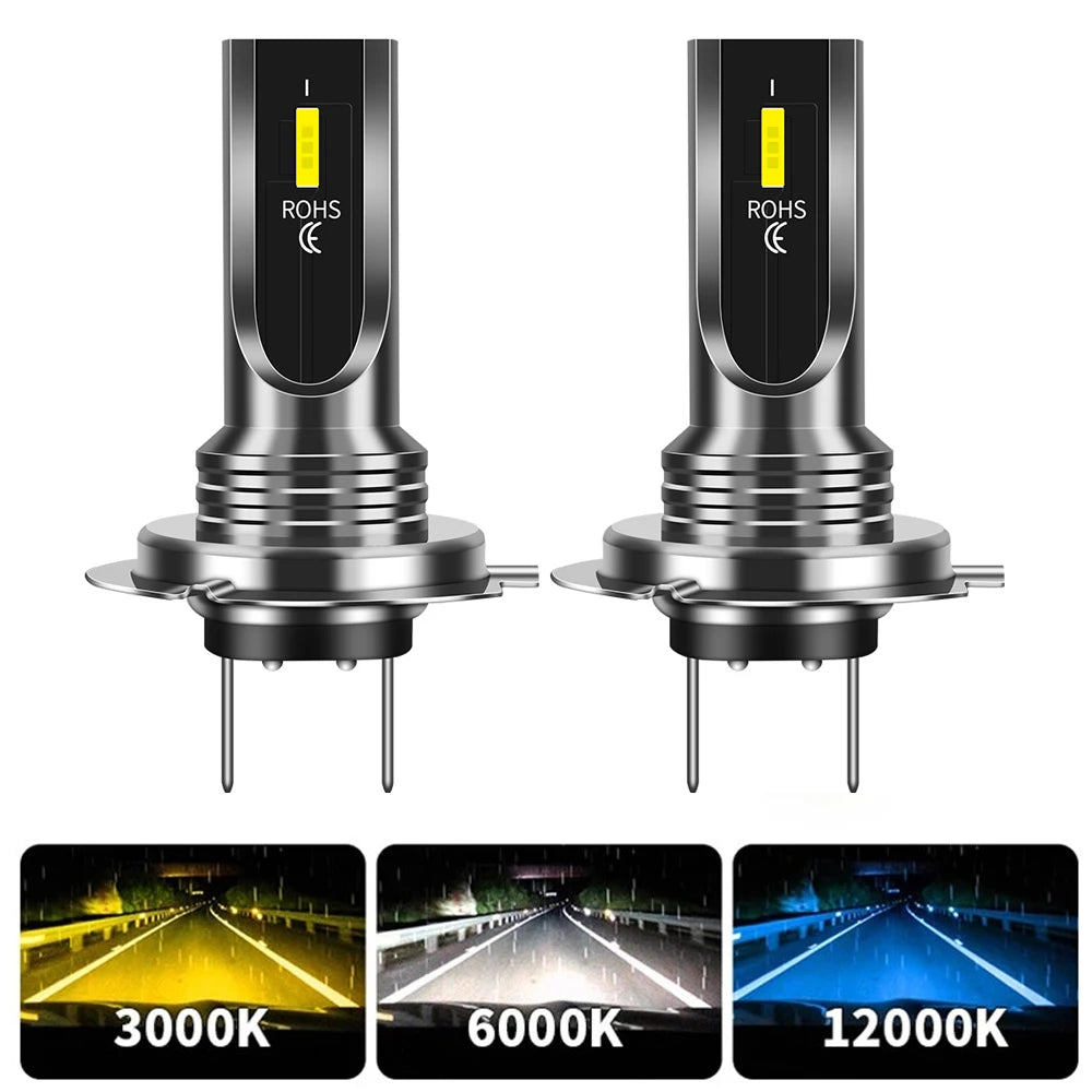 H7 Led Bulbs H4 H1 H16JP H11 H3 H9 Car Fog Light 9005 Hb3 9006 Hb4 Super Bright Auto Drivi
