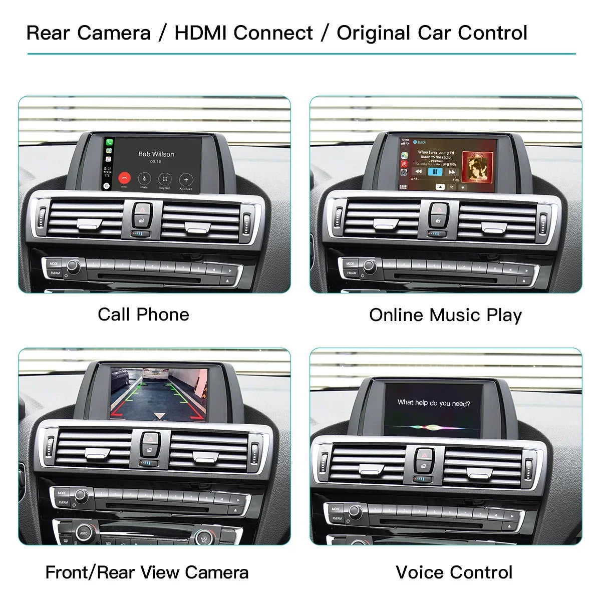 Wireless CarPlay for BMW X5 F15 F85 X6 F16 F86 X1 F48 2010-2017 NBT/CIC with Android Auto  | AUTOKITSHOP