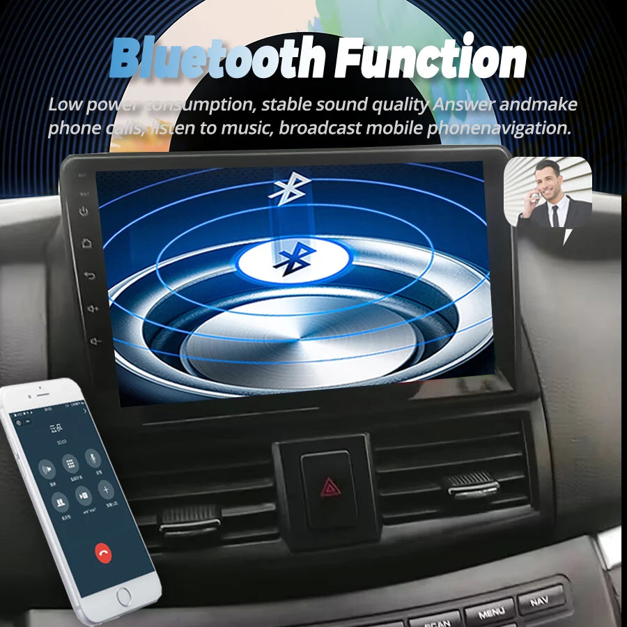 Car Video Multimedia Player GPS Navigation BT Stereo Head Unit 2 Din Tape Recorder For Lif | AUTOKITSHOP
