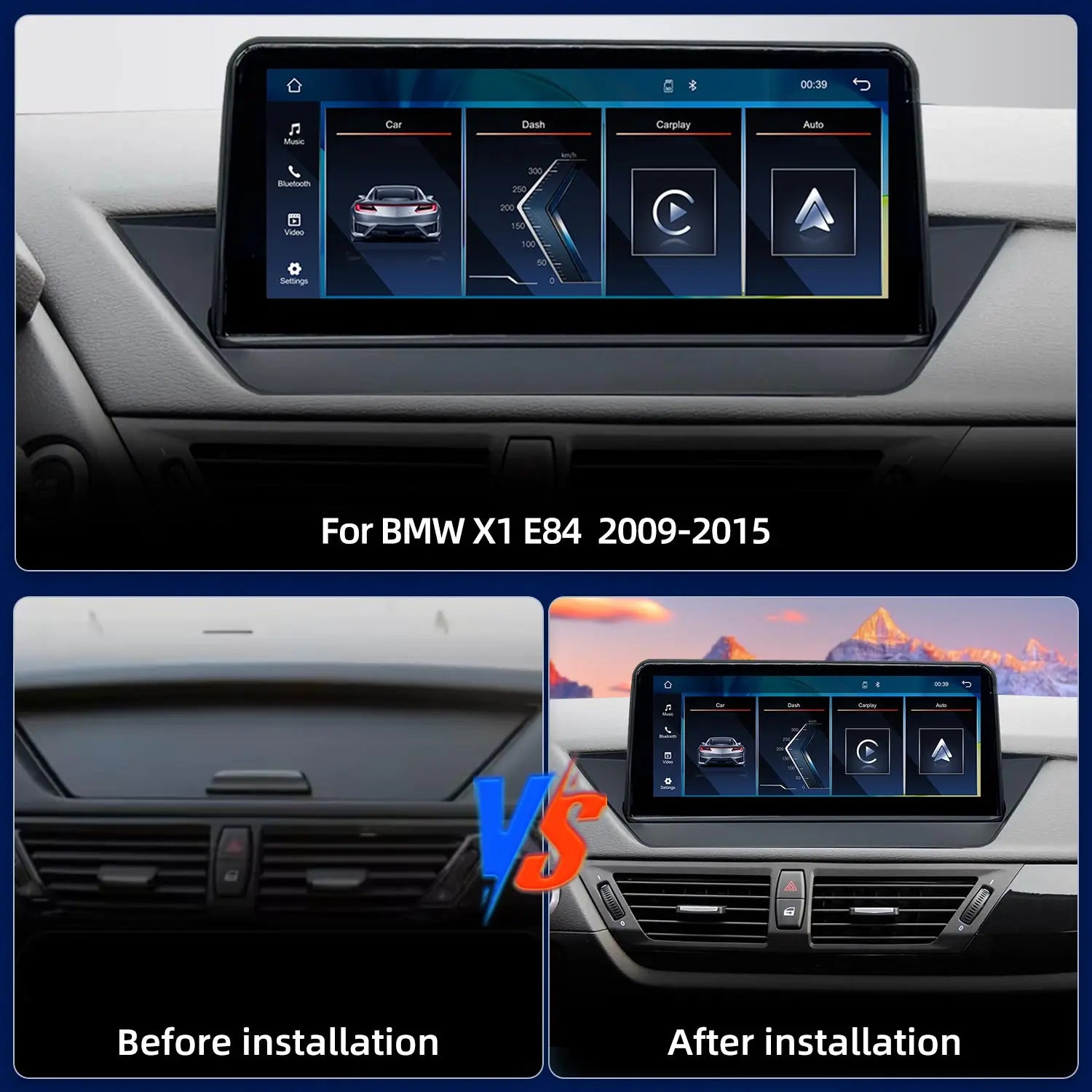LED Interior Light Kit for BMW E84 X1 - Canbus Error-Free Interior Bulbs