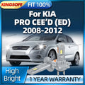 2/4Pcs 2Pc 180W High Power LED Bulb Turbo Headlight CSP Mini Car Lamp For KIA PRO CEE D ED