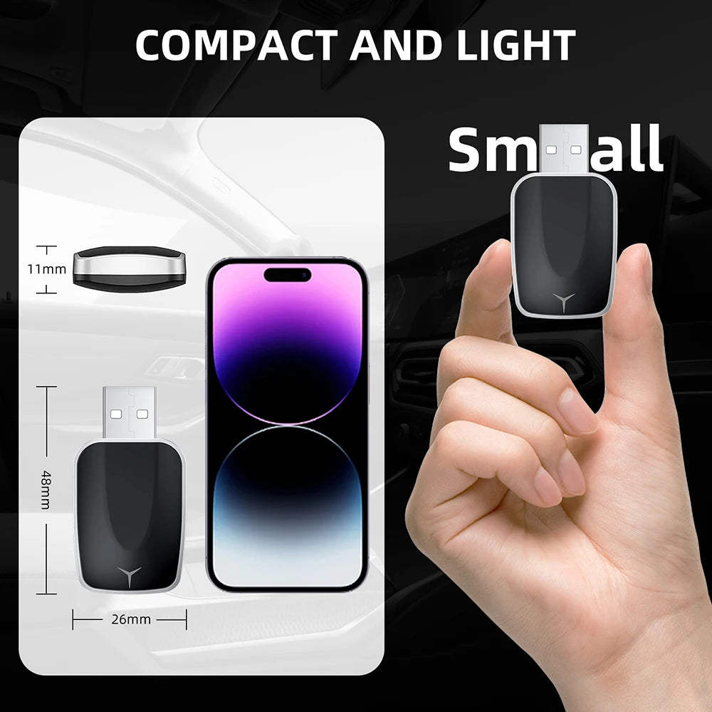 Wireless Carplay Adapter Android Auto 2in1 Smart Mini Box WIFI BT Auto Connect For Toyota