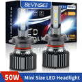 BEVINSEE H7 H1 LED Headlight Bulbs H4 9004 9007 9008 Hi-Lo Beam H11 H3 HB3 9005 HB4 9006 8