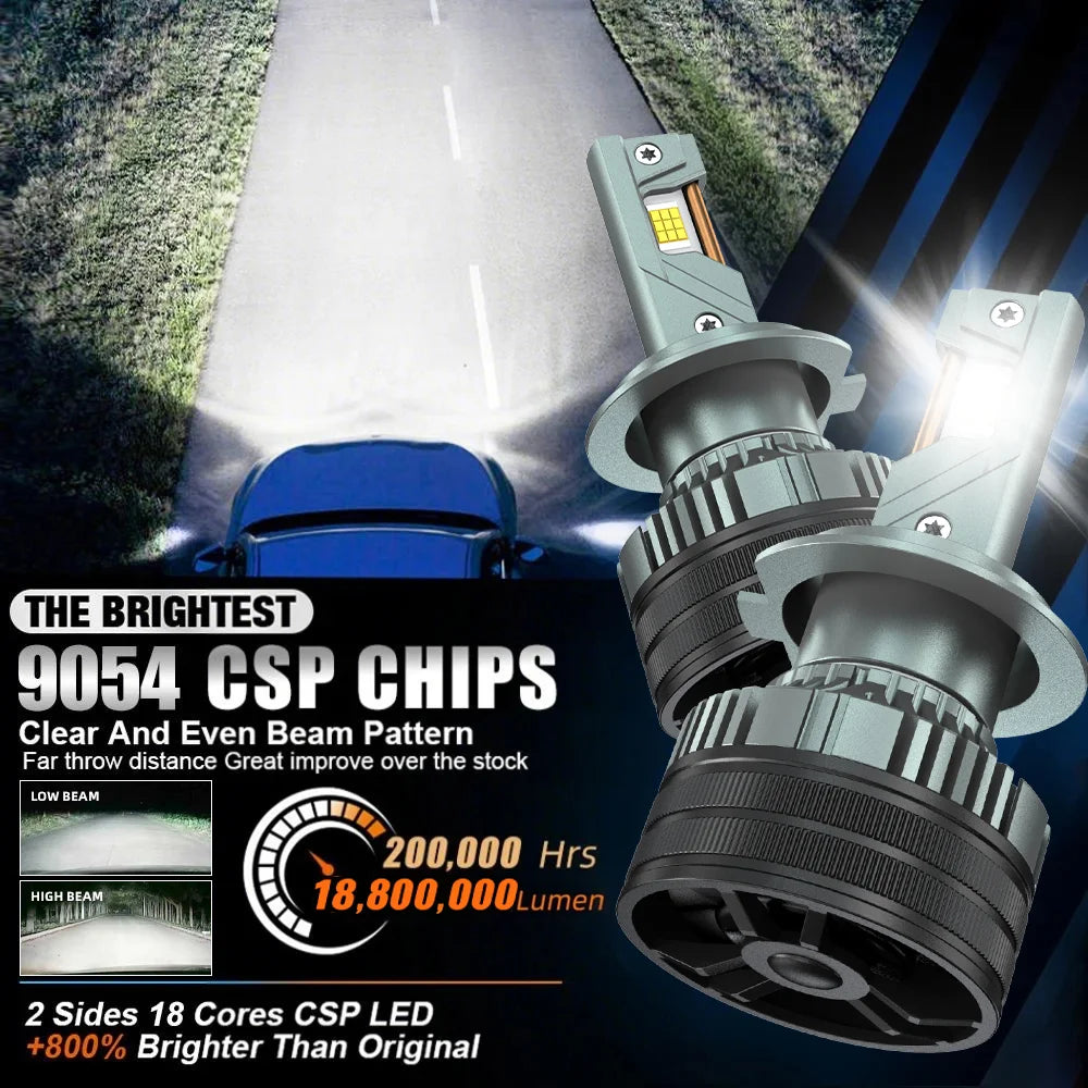 H4 H7 Canbus LED Car LED Headlight 9800W 18800000LM H1 H8 H9 H11 9005 HB3 9006 HB4 Auto LE