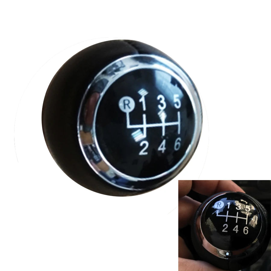 6 speed Black Gear Shift Knob for TOYOTA AVENSIS YARIS RAV4 D4D URBAN AURIS Corolla 1.8MT