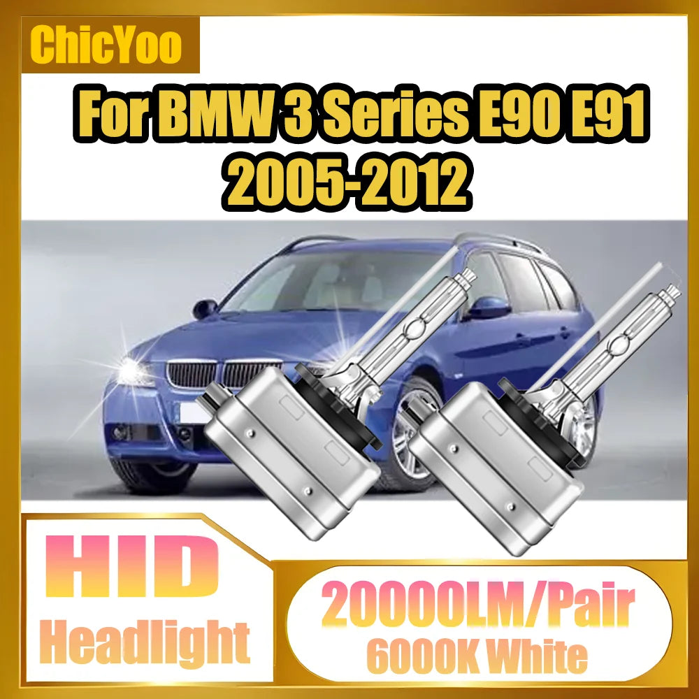 D1S HID Xenon Headlamp Bulbs 20000LM Canbus Car Front Lights 35W LED Headlights 6000K For