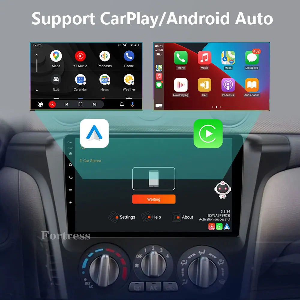 2Din Android 16 Car Radio Multimedia Video Player For Mitsubishi Outlander 1 RHD 2002-2008